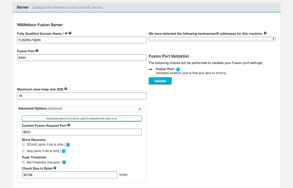 WANdisco Fusion Server