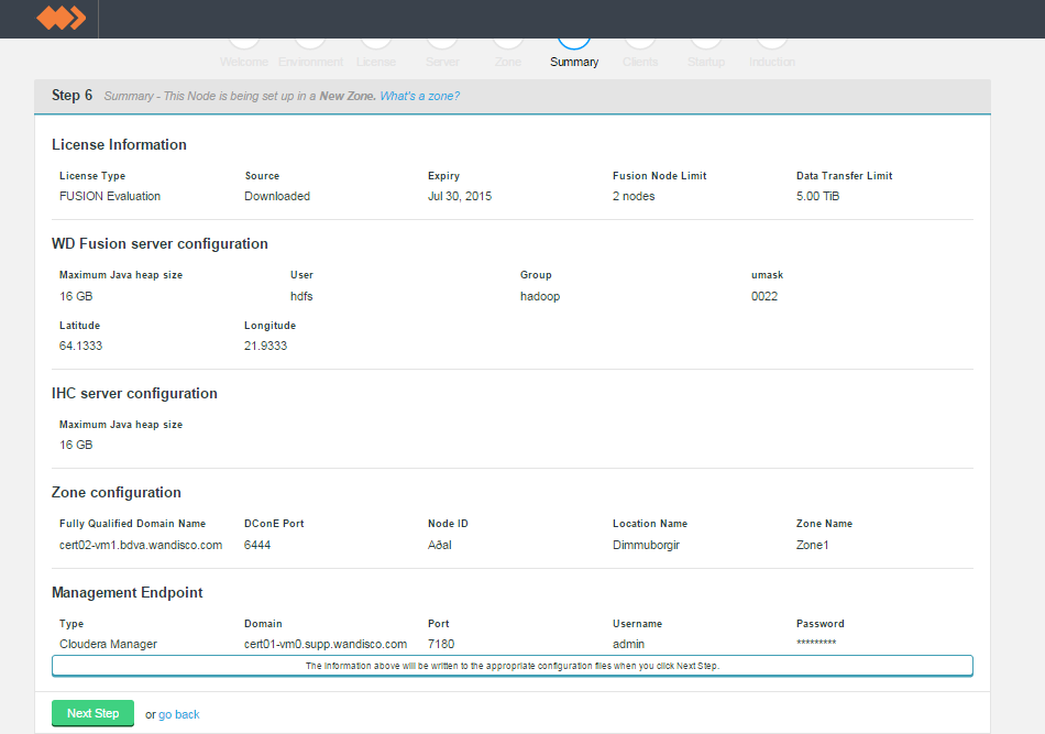 WD Fusion Deployment