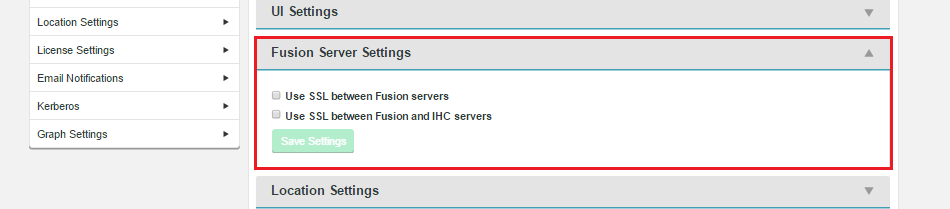 Server Settings