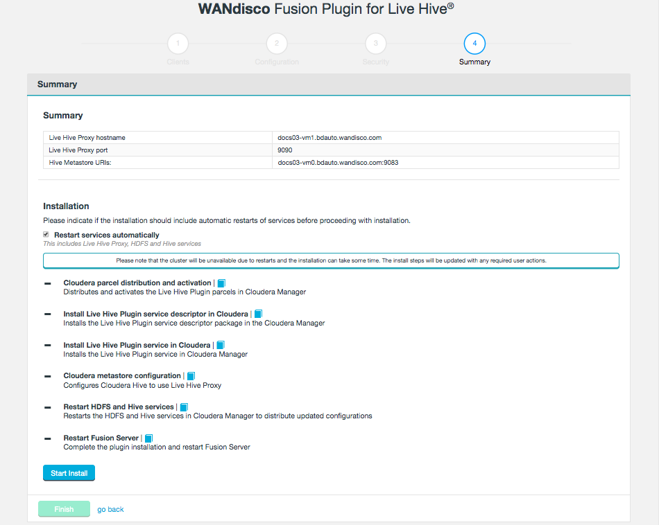 Live Hive installation