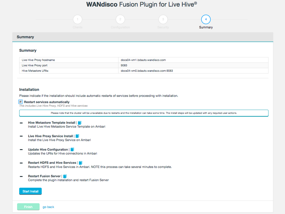 Live Hive installation