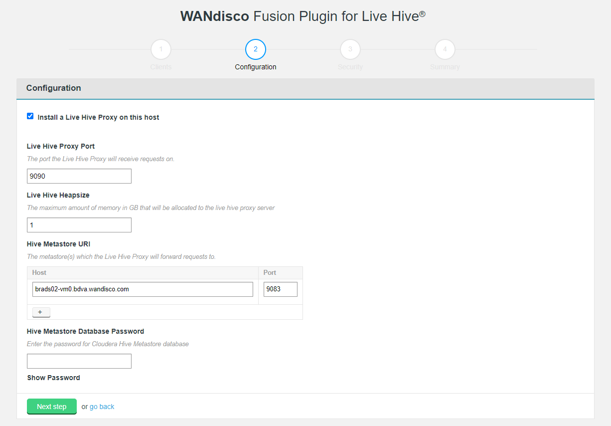 Live Hive installation