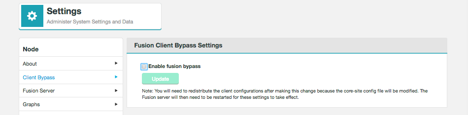 Enable Client Bypass