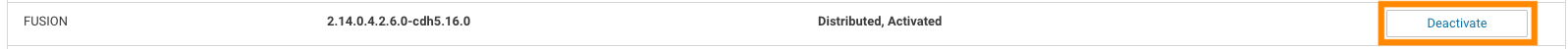 Uninstall - Cloudera Fusion deactivate