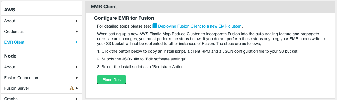 EMR Client - install