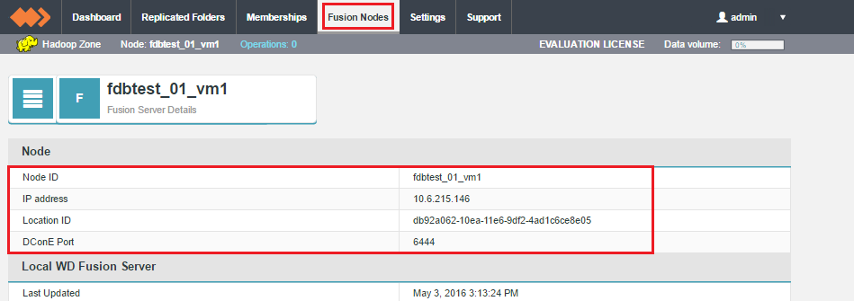 WD Fusion Deployment