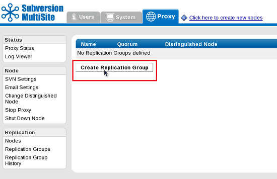 MultiSite nodes Replication Group 2