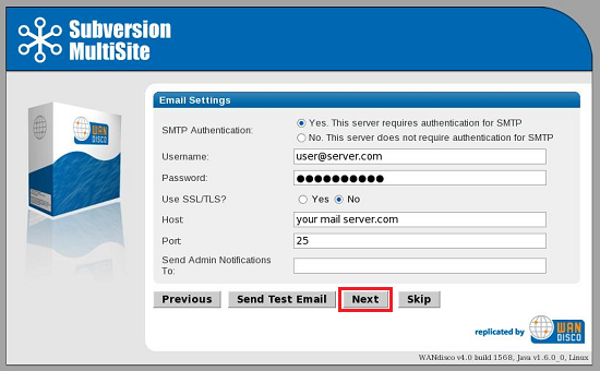 MultiSite setup 13