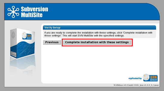 MultiSite setup 14