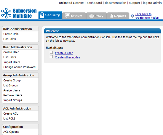 MultiSite setup 16